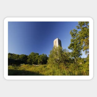 Silo with Tibetan Prayer Flags Sticker